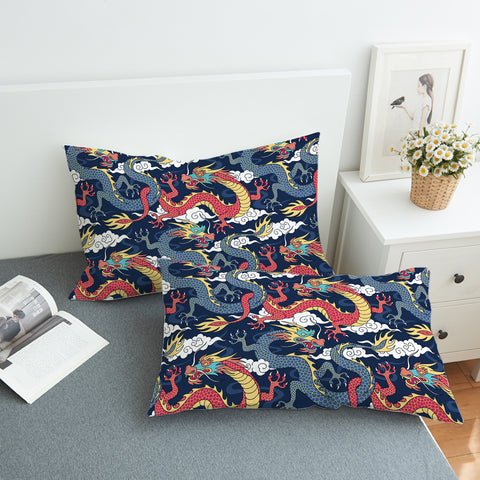 Image of Oriental Dragon SWZT0520 Pillowcase