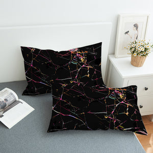 Black Floor Tiles SWZT0531 Pillowcase