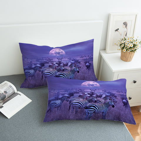 Image of Purple Sunset SWZT0533 Pillowcase