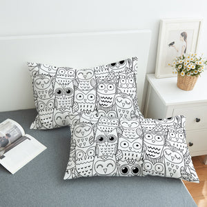 Cartooned Owls SWZT0660 Pillowcase