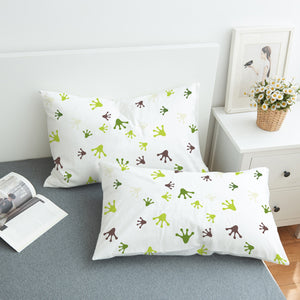 Frog Footprint SWZT0664 Pillowcase