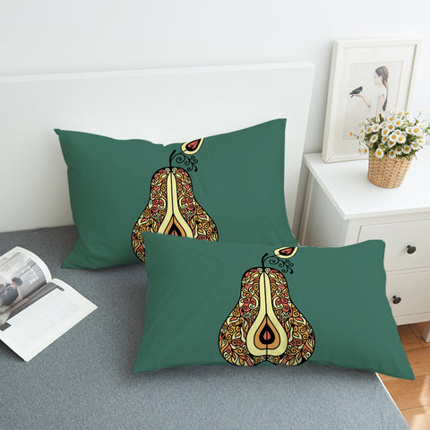 Image of Pear Teal SWZT0744 Pillowcase