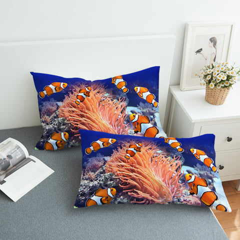 Image of 3D Clownfish SWZT0747 Pillowcase