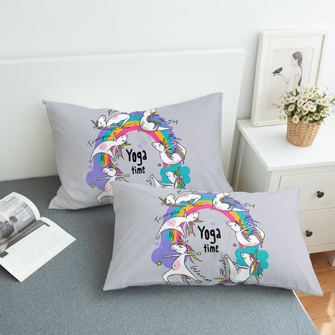 Image of Yoga Time Unicorn SWZT0771 Pillowcase