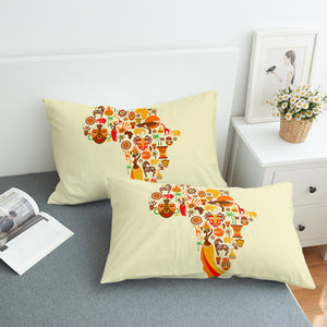 African Variety SWZT0826 Pillowcase