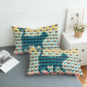 Cat Shapes SWZT0827 Pillowcase