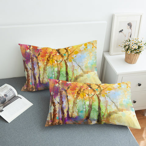 Image of Autumn Painting SWZT0858 Pillowcase