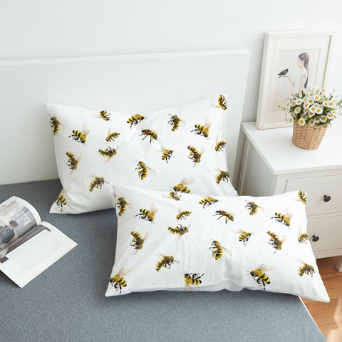 Image of Bee Patterns SWZT0860 Pillowcase