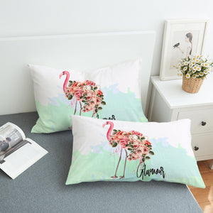 Glamour Flamingo SWZT0870 Pillowcase