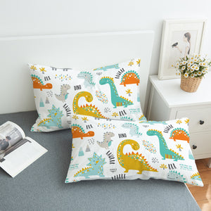 Cute Dino Themed SWZT0872 Pillowcase