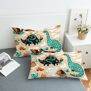 Cozy Dinos SWZT0876 Pillowcase