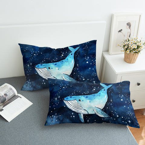 Image of Space Whale SWZT0883 Pillowcase