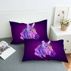 Neon Zebra SWZT0997 Pillowcase