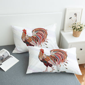 Stylized Rooster SWZT1000 Pillowcase