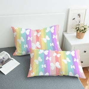 Rainbow Butterflies SWZT1008 Pillowcase