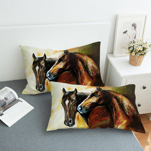 Horse Couple SWZT1103 Pillowcase