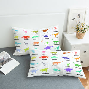 Dino Almanac SWZT1114 Pillowcase