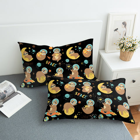 Image of Space Sloth SWZT1119 Pillowcase