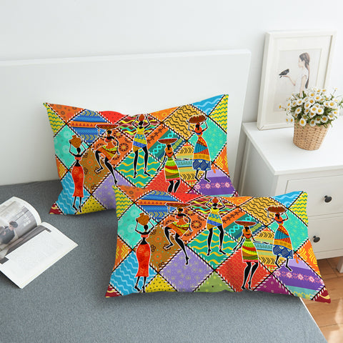 Image of African Ladies SWZT1182 Pillowcase