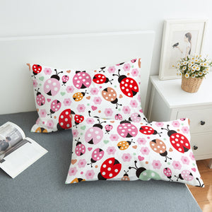 Pretty Ladybugs SWZT1187 Pillowcase