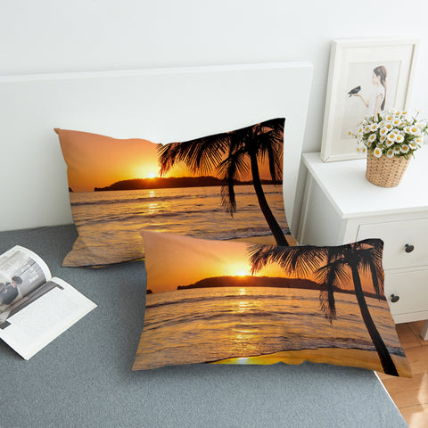Image of 3D Sunset SWZT1291 Pillowcase