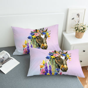 Floral Horse SWZT1301 Pillowcase