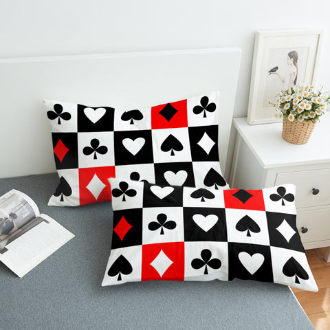 Image of Card Suits SWZT1381 Pillowcase