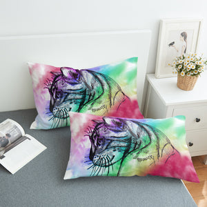 Kitty Sketch SWZT1385 Pillowcase