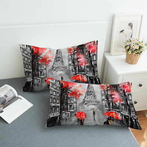 Image of Rainy Paris SWZT1389 Pillowcase