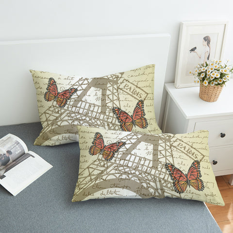 Image of Butterfly Letter SWZT1537 Pillowcase