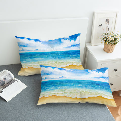 Image of Sun Sand & Sea SWZT1541 Pillowcase