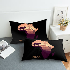 Africa Continent SWZT1542 Pillowcase