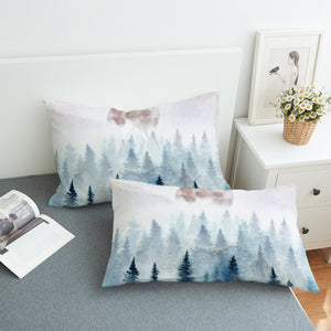 Misty Taiga Forest SWZT1551 Pillowcase