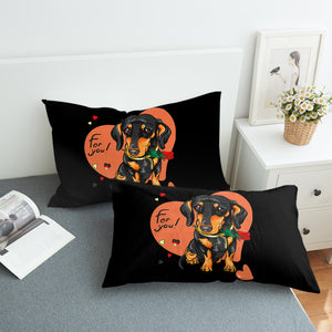 Love Dachshund SWZT1562 Pillowcase