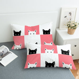 Cat Profiles SWZT1653 Pillowcase