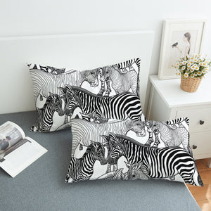 Zebra Sketch SWZT1660 Pillowcase