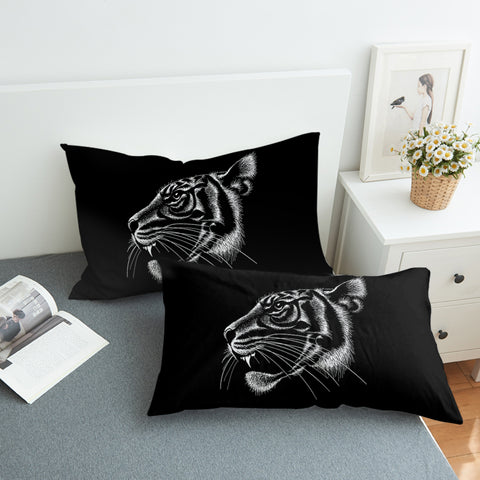 Image of B&W Tiger SWZT1661 Pillowcase