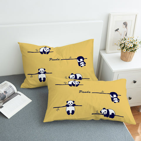 Image of Playful Panda SWZT1664 Pillowcase