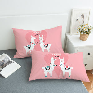 Llama Love SWZT1666 Pillowcase
