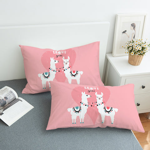 Image of Llama Love SWZT1666 Pillowcase