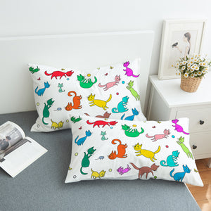 Color Cats SWZT1740 Pillowcase