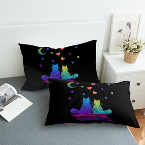 Cat Couple SWZT1746 Pillowcase