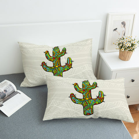 Image of Stylized Cactus SWZT1890 Pillowcase