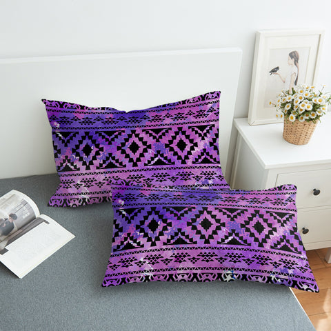 Image of Purplish Decoration Pattern SWZT1992 Pillowcase