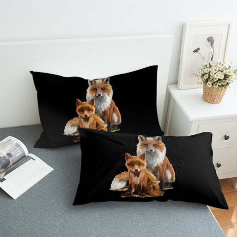 Image of Fox Family SWZT1995 Pillowcase