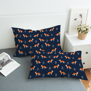 Snow Foxes SWZT2010 Pillowcase