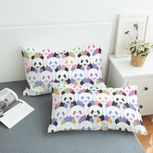 Panda Themed SWZT2043 Pillowcase