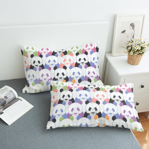 Image of Panda Themed SWZT2043 Pillowcase