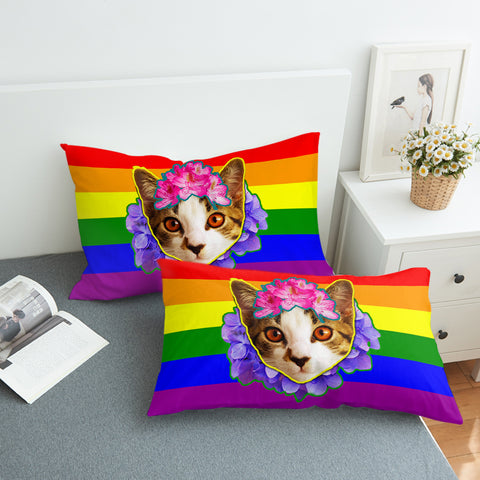 Image of Pride Cat SWZT2047 Pillowcase