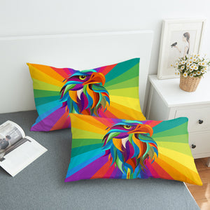 Multicolored Hawk SWZT2050 Pillowcase